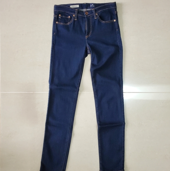 AG Adriano Goldschmied The Prima Mid-rise Cigarette Blue Jeans - Size 26R - Picture 1 of 7